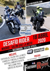 Desafio Rider Salon Vive la moto Madrid